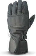 Leather Motorcycle Gloves with Adjustable Fitting Bike Riding Gloves by NeoJeans