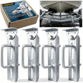 wyckoff 12" boat trailer bunk brackets 4-pack,heavy duty, main product view