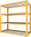REIBII 40" W Garage Shelving 2240 LBS Storage Shelves Heavy Duty Metal Shelving
