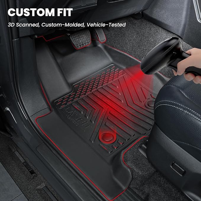 LASFIT Floor Mats for Toyota 4Runner 2025-2026 wtih Trunk mat&backrest mat - Image 2