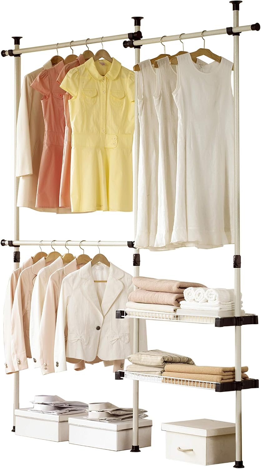 prince hanger, 4 tier rack shelves heavy duty, main product view