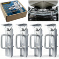 wyckoff 8" boat trailer bunk bracket 4-pack,heavy duty, main product view