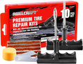 Economical Tire Repair Kit to Fix Punctures and Plug Flats, 10-Piece Value Pack by AWELCRAFT