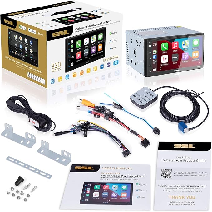 Sound Storm Laboratories DD999ACPW Wireless Apple CarPlay Android Auto Car - Image 7