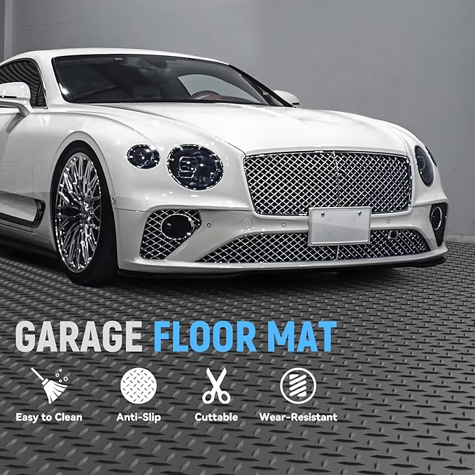 4x6 FT Garage Floor Mat, 2.8mm Thickened PVC Flooring Roll - Image 2