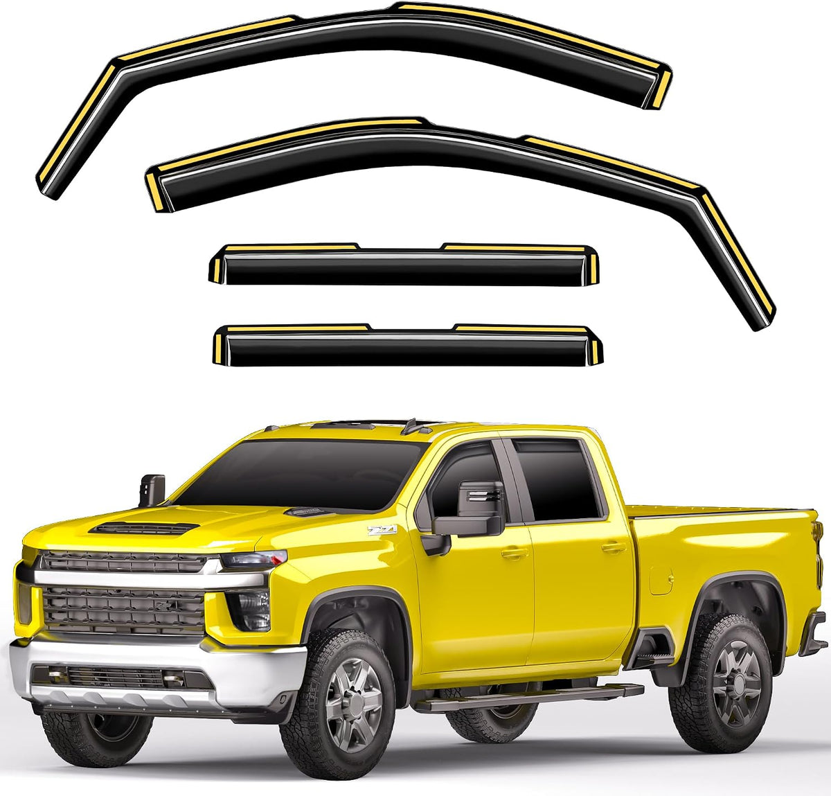 in-Channel Window Rain Guards Fit