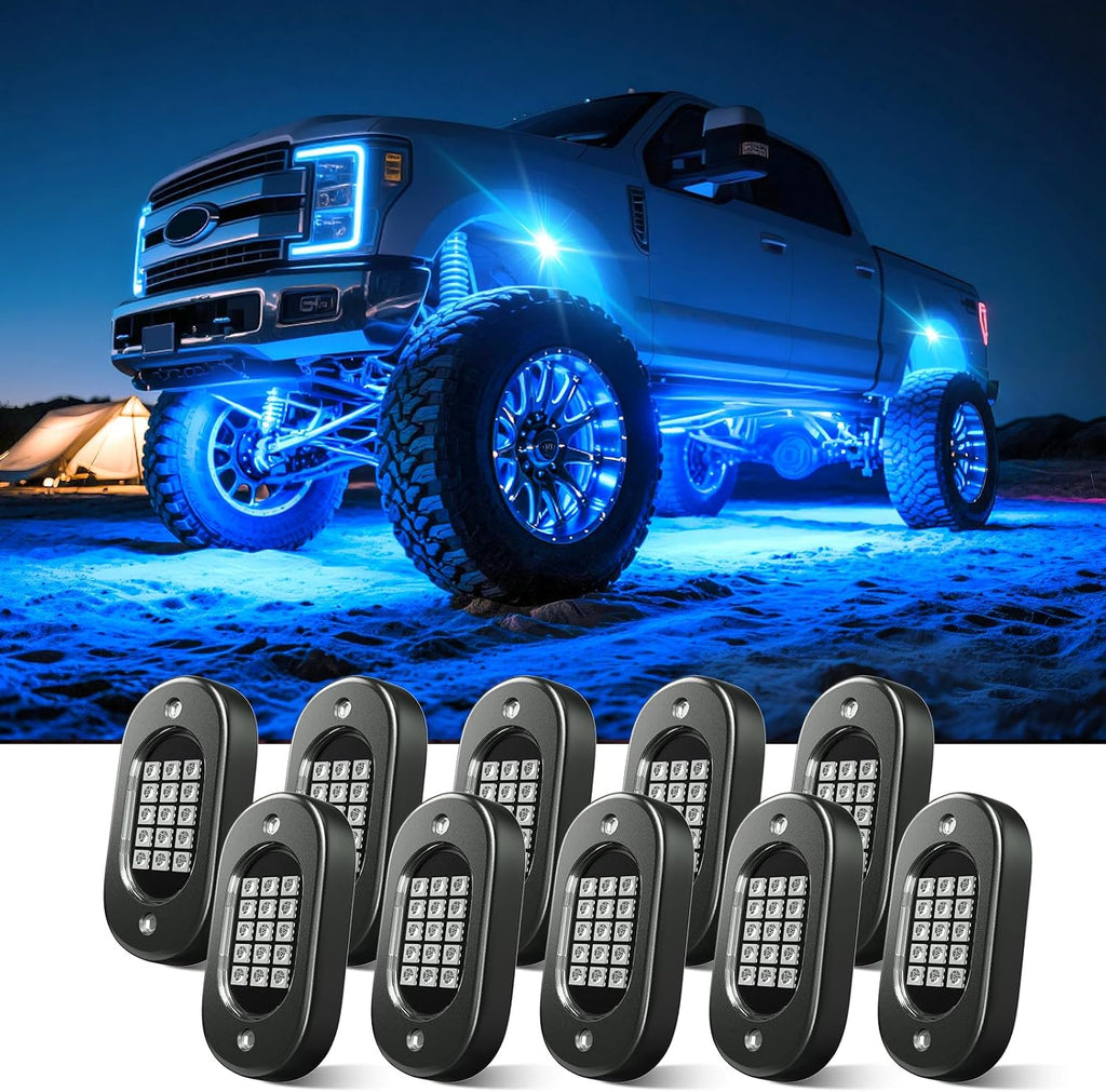 led rgb rock lights for trucks 14 pods, main product view
