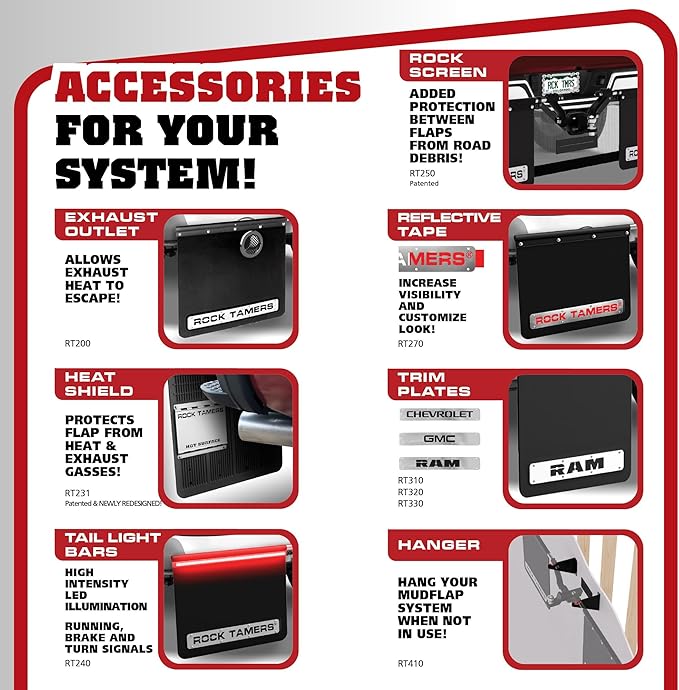 Rock Tamers 3" Official Mudflap System 00112 - Image 6