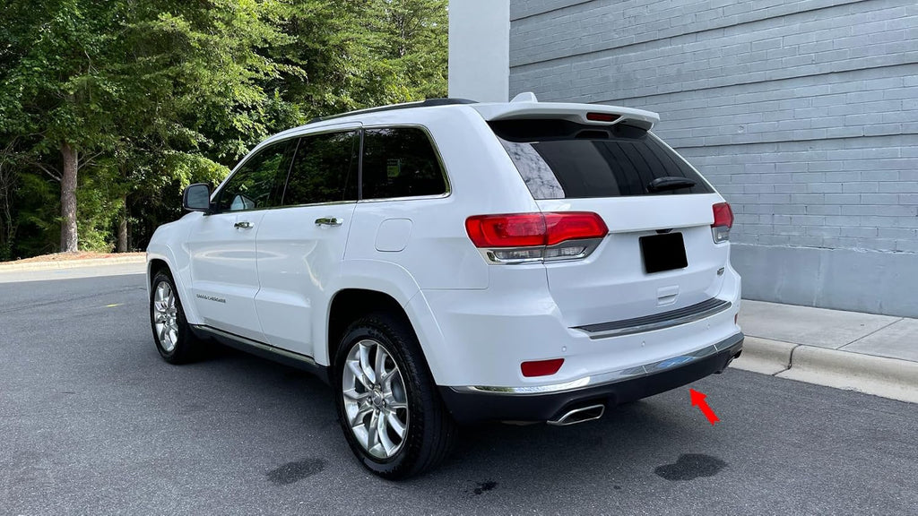 Rear Trailer Hitch Cover Panel for 2014-2021 Jeep Grand Cherokee, 2022 Jeep Grand Cherokee WK PP Plastic Lower Tow Bumper Panel Filler Replace 1WD25TZZAE, CH1137102