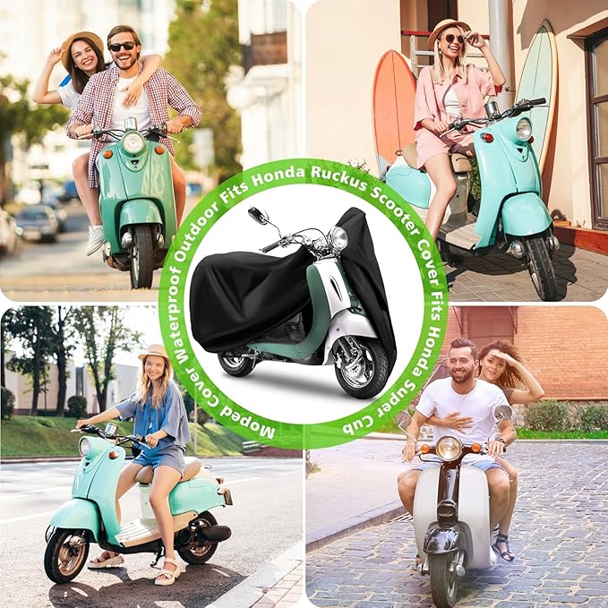 COVERVIN Scooter Waterproof Cover Outdoor, Moped Cover & Vespa Cover All - Image 7