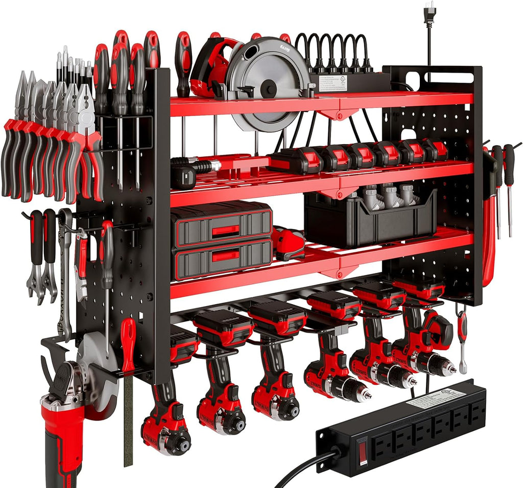 nattydot cordless power tool organizer wall mount, 6, main product view
