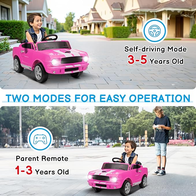 Winado 12V Licensed Shelby Electric Car - Image 3
