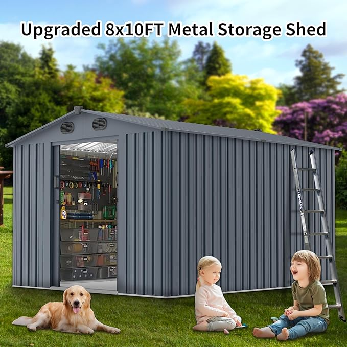 Outdoor Storage Shed 8x10 FT - Image 2