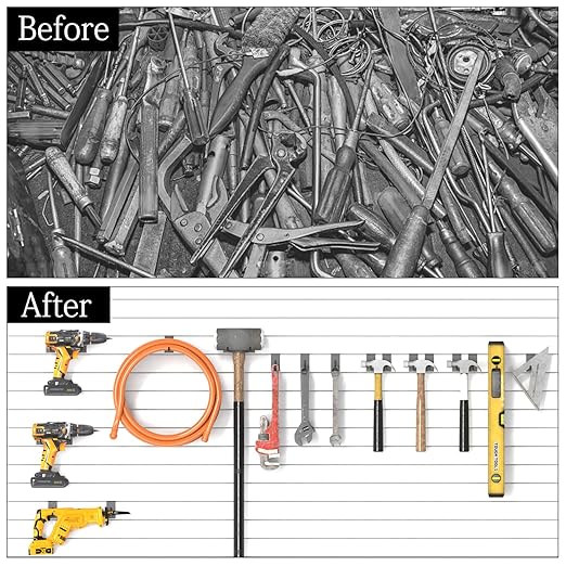 3-H Slatwall Accessories 30 Pack, 6 Inch Slatwall Hooks & Hangers, Heavy Duty - Image 6