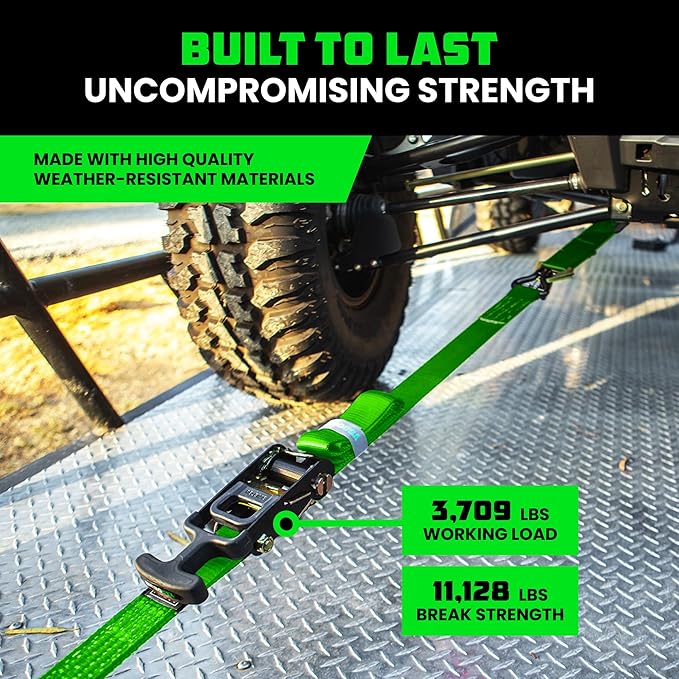 Rhino USA Car Tie Down Straps for Trailers - Image 2