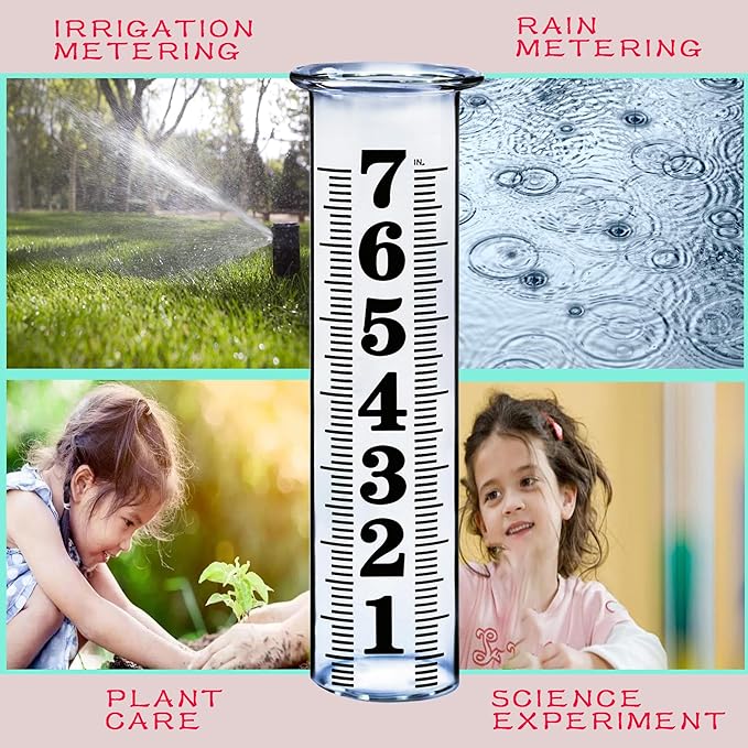 JMBay 7 Inch Plastic Rain Gauge Replacement Tube, Upgrade Freeze Proof Outdoor - Image 5