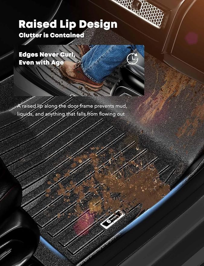YHTAUTO Floor Mats Fit for Honda Civic 2025-2022, Acura Integra 2025-2023 - Image 6