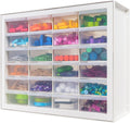 iris usa 24-drawer plastic storage cabinet, teacher toolbox, main product view