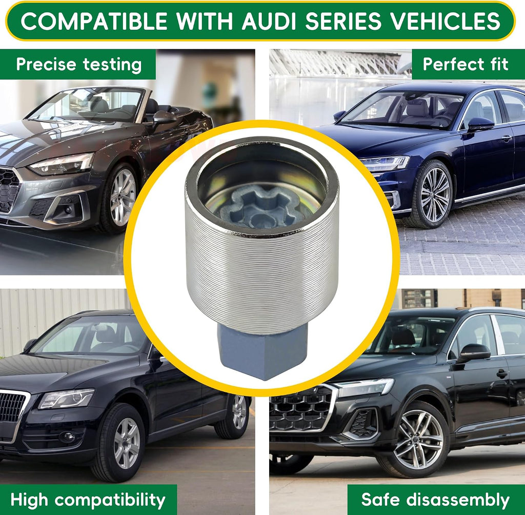 #E/805 Compatible with Audi A3 A4 A5 A6 A8 Q3 Q5 Q7 Wheel Lock Key Lug Key | E 805 Wheel Locking Nut Key Tire Lug Key Replacement