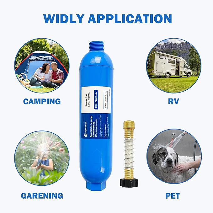 Hourleey 4 Pack RV Inline Water Filter - Image 4