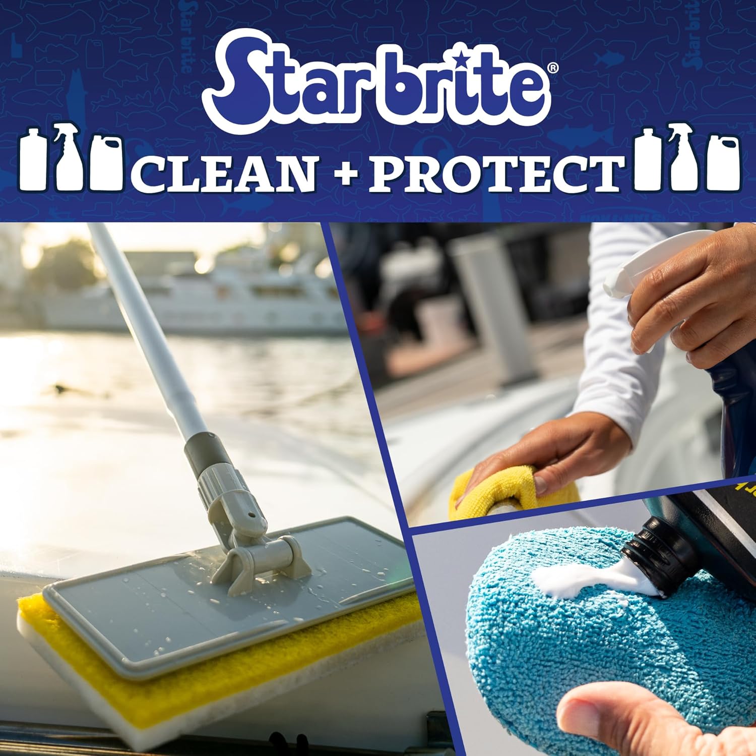 STAR BRITE Ultimate Vinyl Guard - Spray on Protection & Shine - Prevent Fading & Cracking - for Vinyl, Leather, Plastic & Rubber - 32 OZ (095932)
