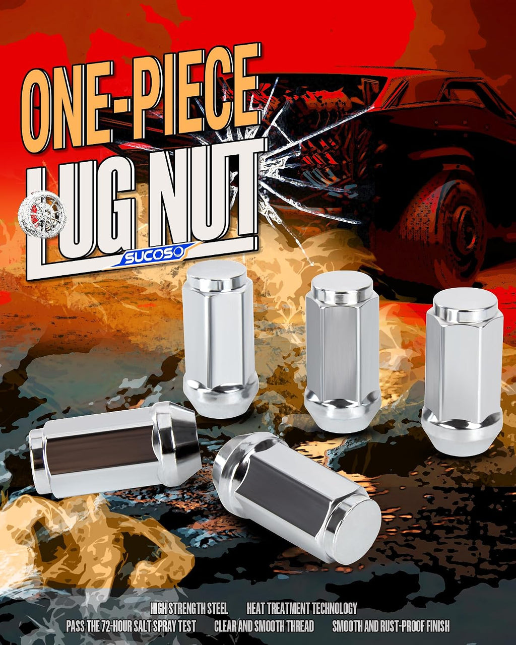 M14x1.5 Lug Nuts for Chevy Silverado Ford GMC, 24Pcs 1.8" Length 14mmx1.5 Lug Nuts for Aftermarket Wheels, 14x1.5 Wheel Nuts for Silverado 1500 Avalanche Colorado Suburban K1500 Yukon Traverse Acadia