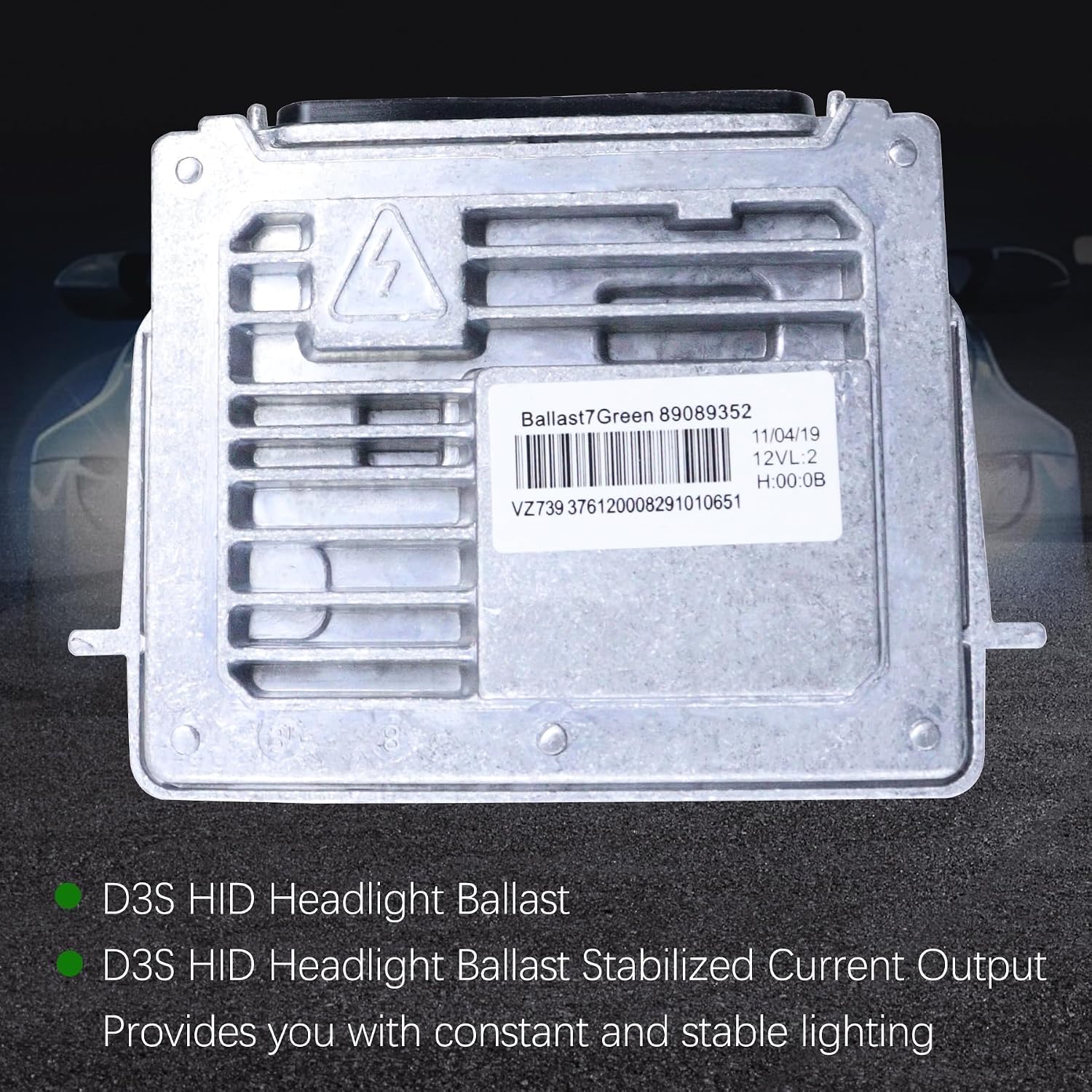 89089352 D3S HID Headlight Ballast Fit for Buick Enclave 2013-2017 for Jeep Grand Cherokee 2014-2020, Xenon Ballast Control Unit Module Replace 68222897AA 22840414 31297941