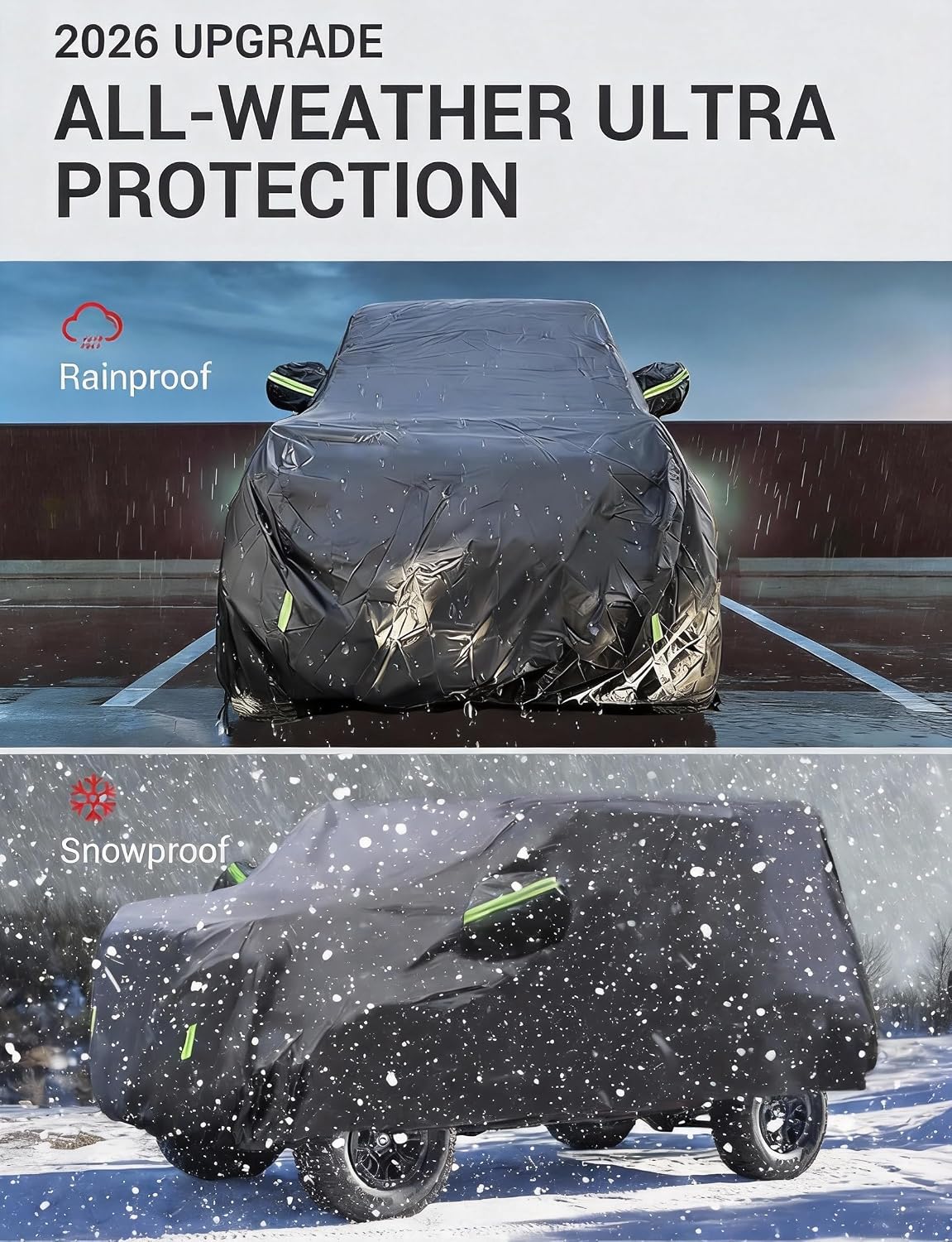 proadsy custom fit car cover for 2021-2026 ford, close-up detail