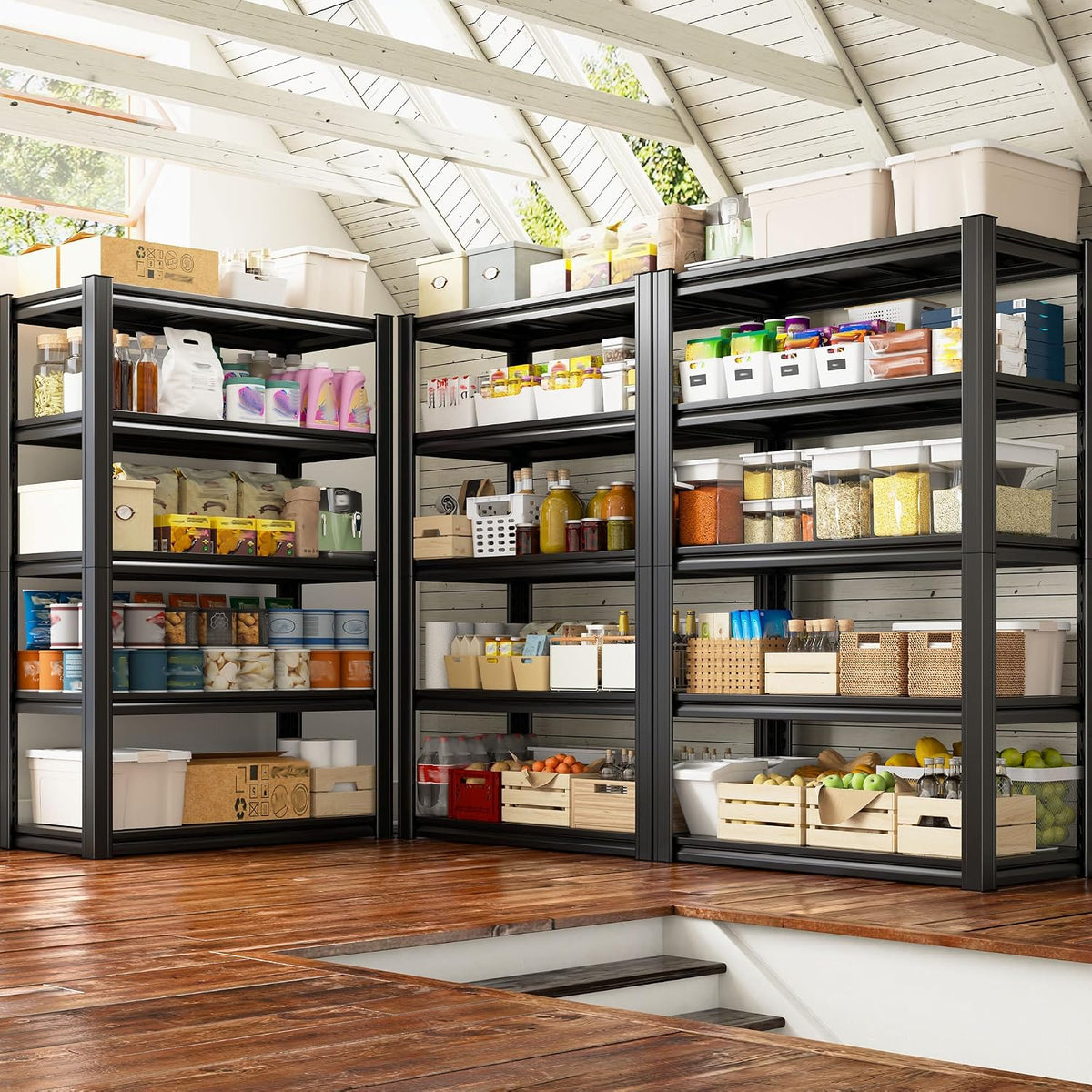 raybee storage shelves 2000lbs garage shelving heavy duty, main product view