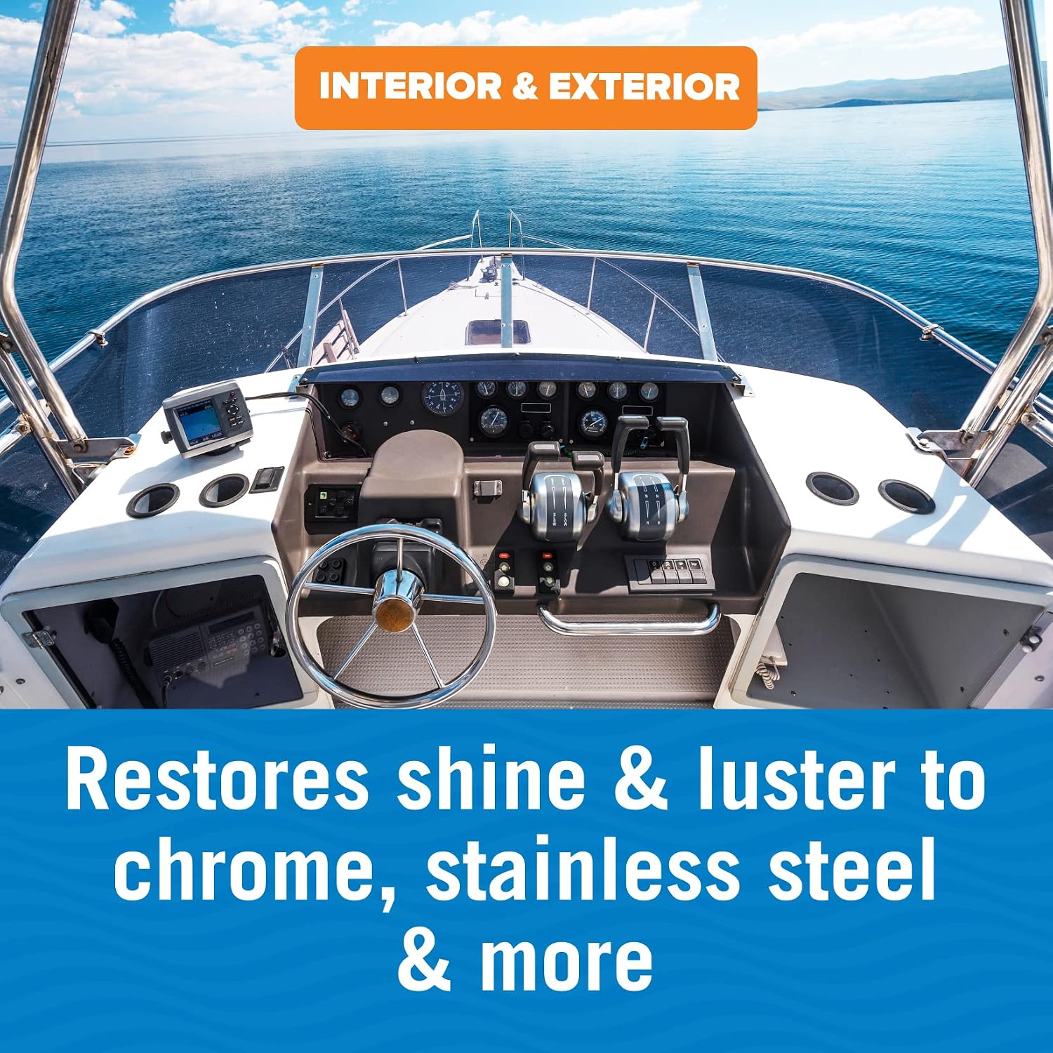 Better Boat Metal Polish Cleaner and Chrome Marine Grade for Boats Cars Aluminum Stainless Steel (reformulated)