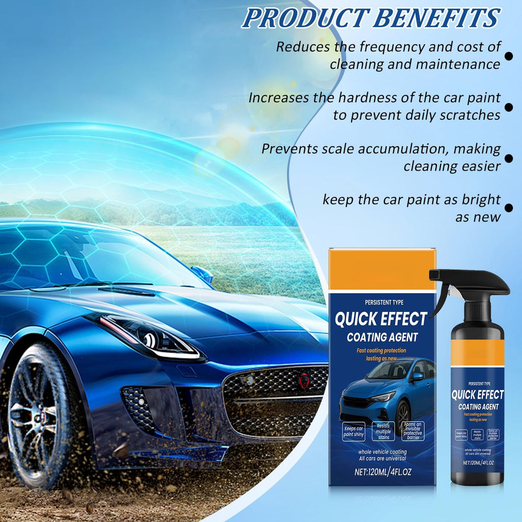 2Pcs Advanced Quick Effect Coating Agent,Advanced Car Quick-Acting Coating Agent Spray,Car Coating Spray, 2025 New Quicks Effective Coatings Sprays