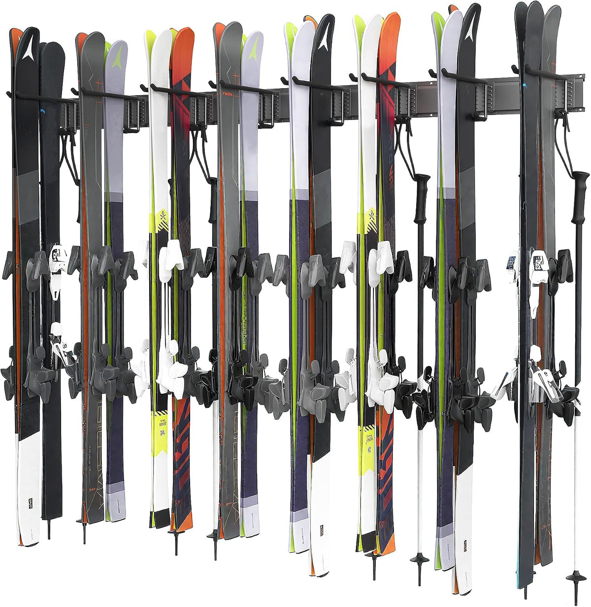 Ultrawall Ski Rack, Wall Mounted Ski Storage