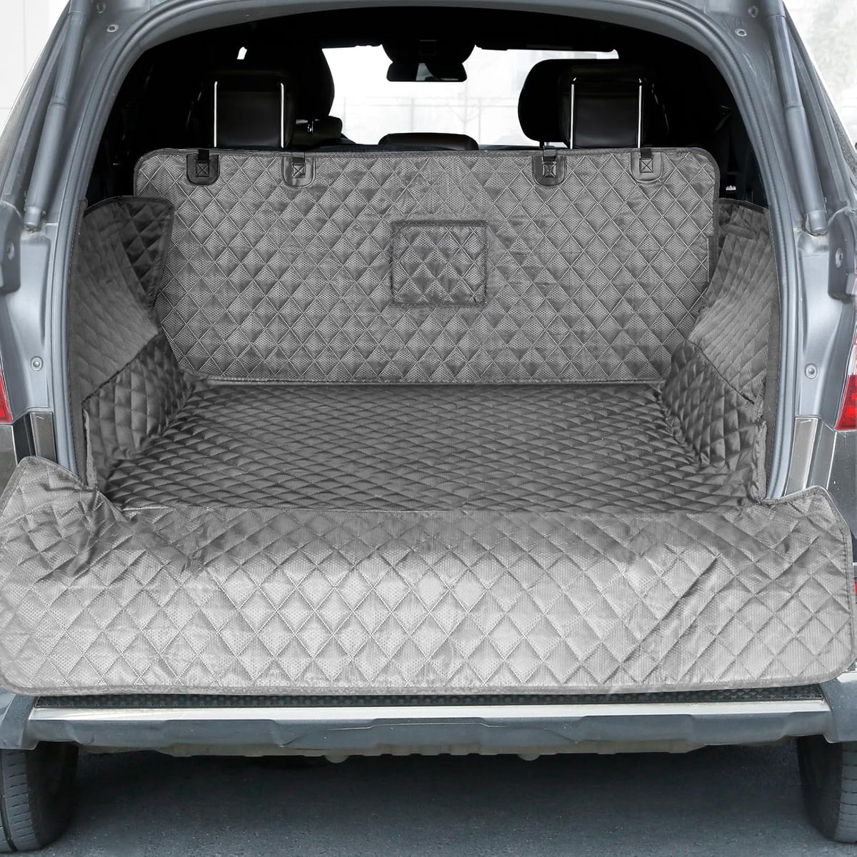 PETICON SUV Cargo Liner for Dogs, Waterproof Pet Cargo Cover Dog Seat Mat for