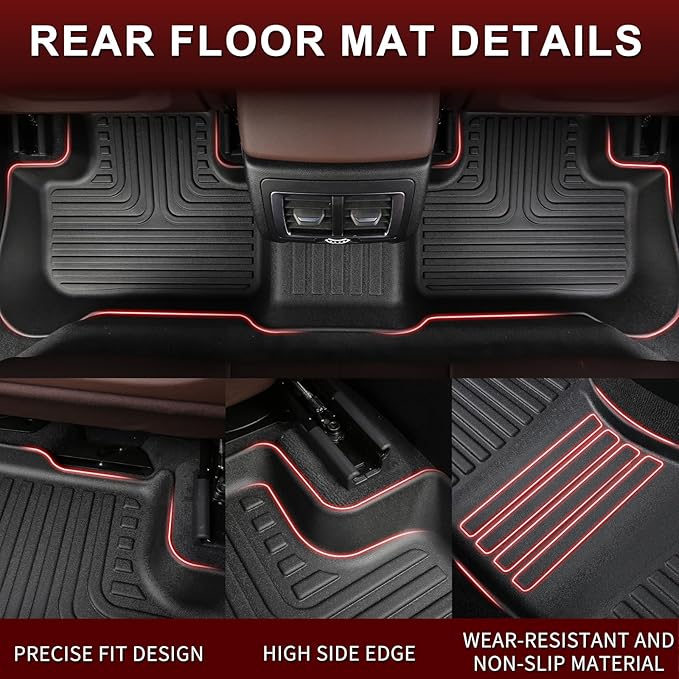 Wayhigh-All Weather Floor Mats & Cargo Liner Set - Image 4