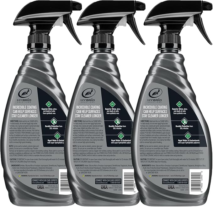 Turtle Wax 53883 Hybrid Solutions Ceramic Spray Coating, Incredible Shine and - Image 2