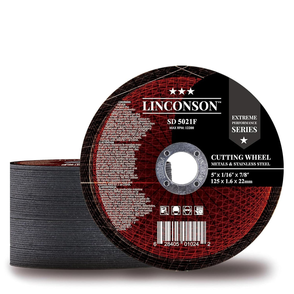 linconson 50 pack 5 inch cut off wheel, main product view