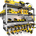 YYR Large Power Tool Organizer Wall Mount, Heavy Duty Metal Cordless Drill