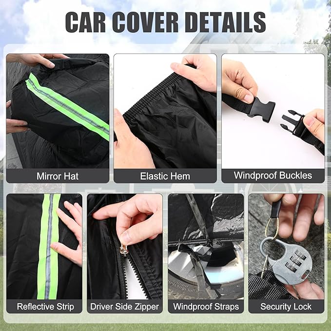Waterproof Car Cover Compatible - Image 6