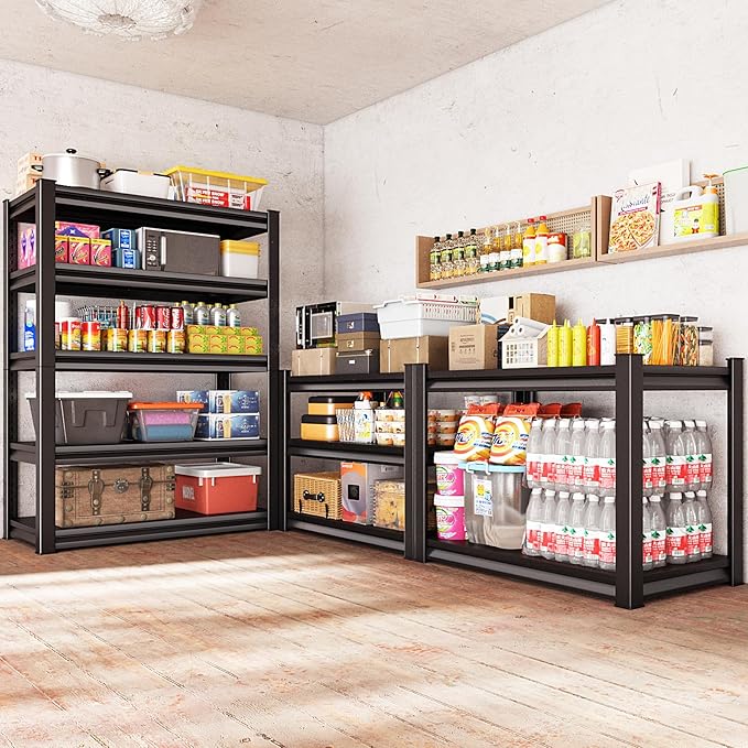 3000LBS Garage Storage Shelves Heavy Duty, 5-Tier Garage Shelving Heavy Duty - Image 2
