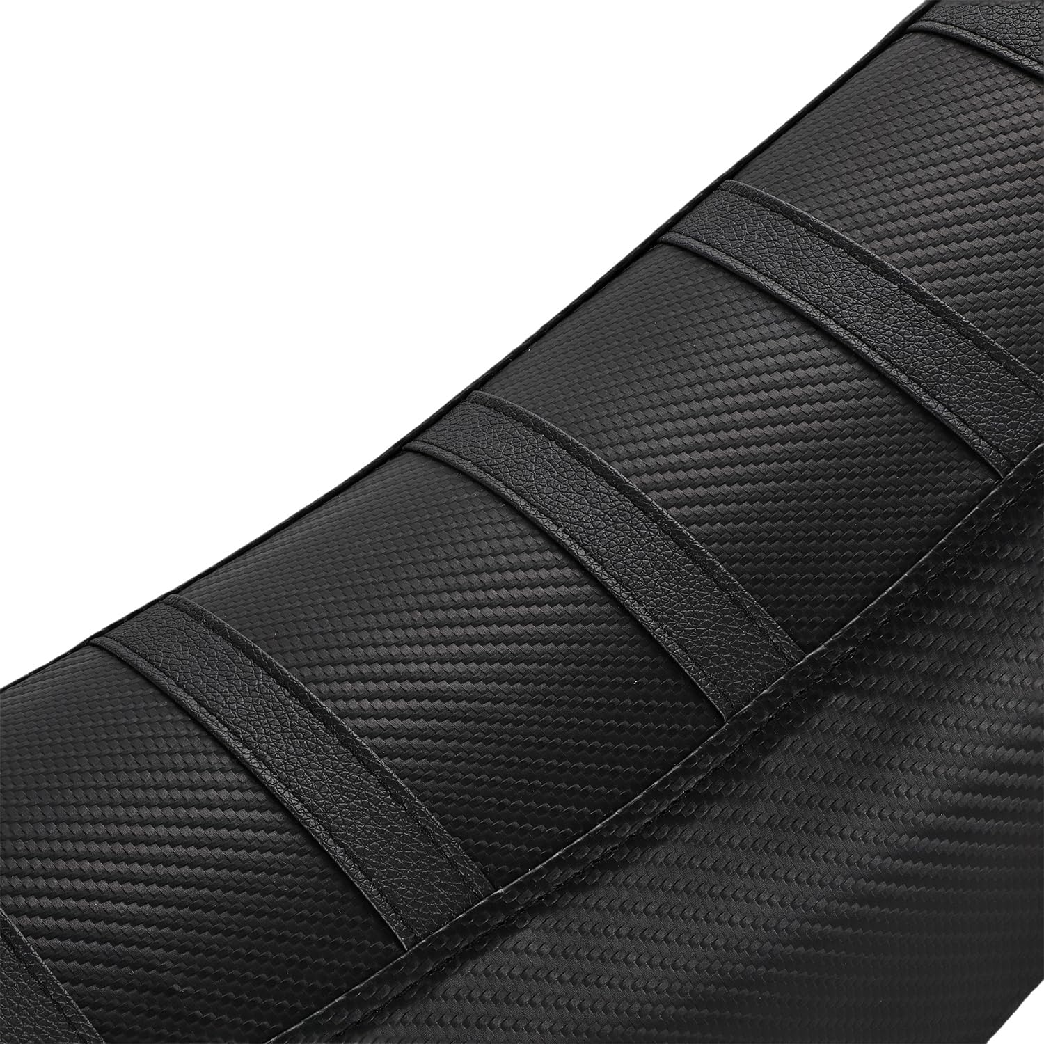 Seat Cover for Tutti Tuttio Tutto Soleil 01 Electric Dirt Bike | Non Slip Black Stripe Gripper Soft Water Proof Black