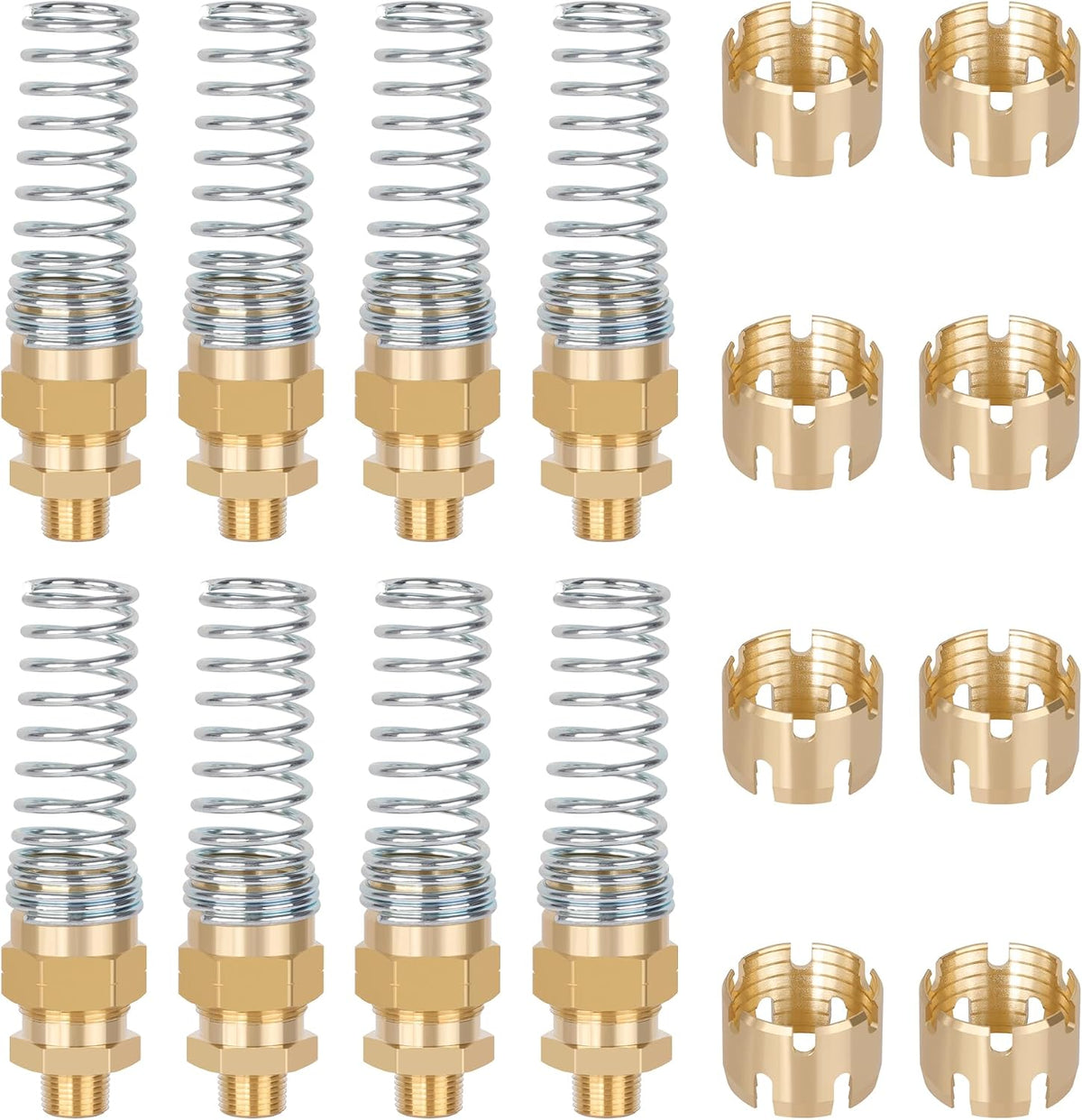 brass dot air brake hose end fitting, 1/2”hose, main product view