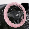 Luxury Fluffy Winter Car Steering Wheel Cover by HighnessHwoo