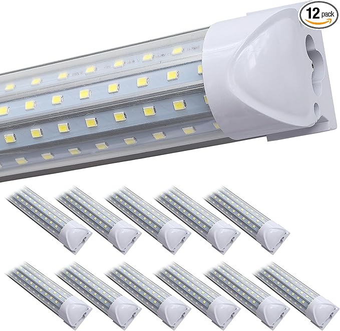 8FT LED Shop Light, Super Bright 110W Shop Lights, 19800LM 5000K 8 Foot Led by FTUBET