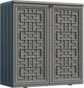 mrosaa indoor outdoor storage cabinet waterproof with shelf,plastic, main product view
