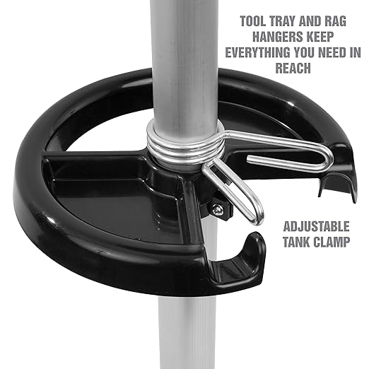 OEMTOOLS 87031 18 Gallon Oil Drain Container, Upright Adjustable Oil Drain Tank - Image 4
