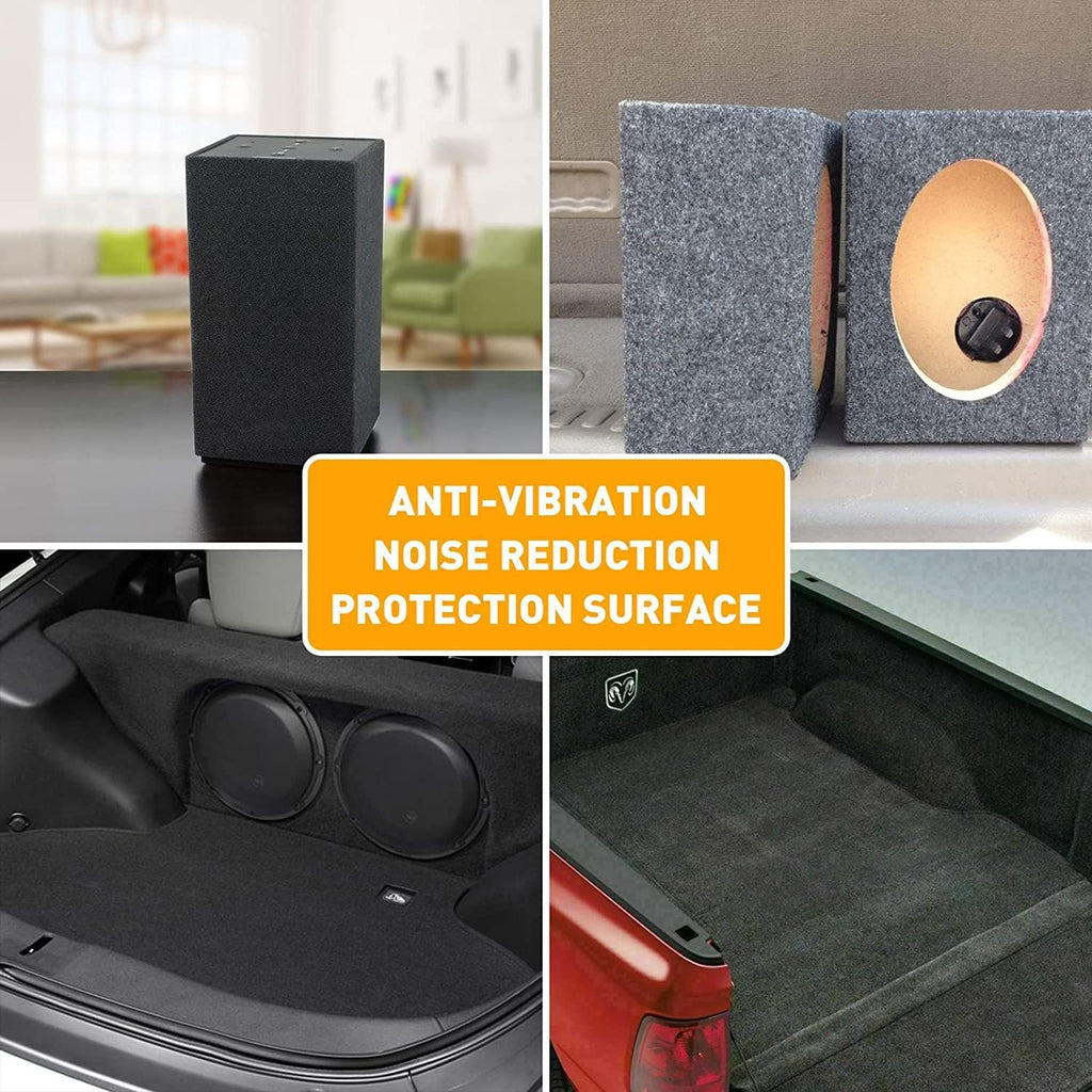 78"x40" Grey Underfelt Carpet for Speaker, Sub Box Carpet, Auto, RV, Boat, Marine, Truck, Car Trunk Felt Fabric Material
