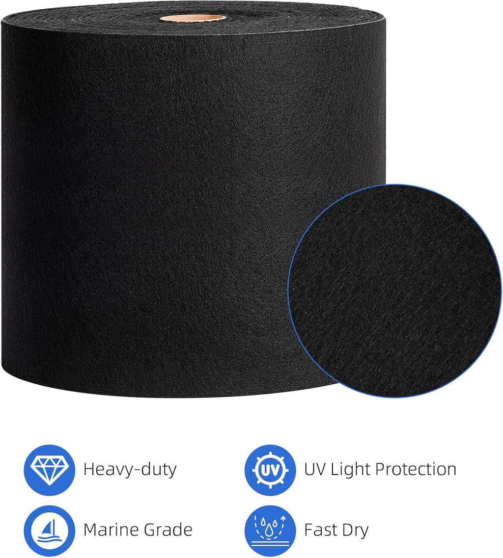Ultra - Premium Boat Trailer Bunk Carpet - 28oz/30oz Extra Thick,12 Inch Wide, Marine - Grade Quality, UV Resistant,Fast-Dry Built for Unrivaled Durability and Style