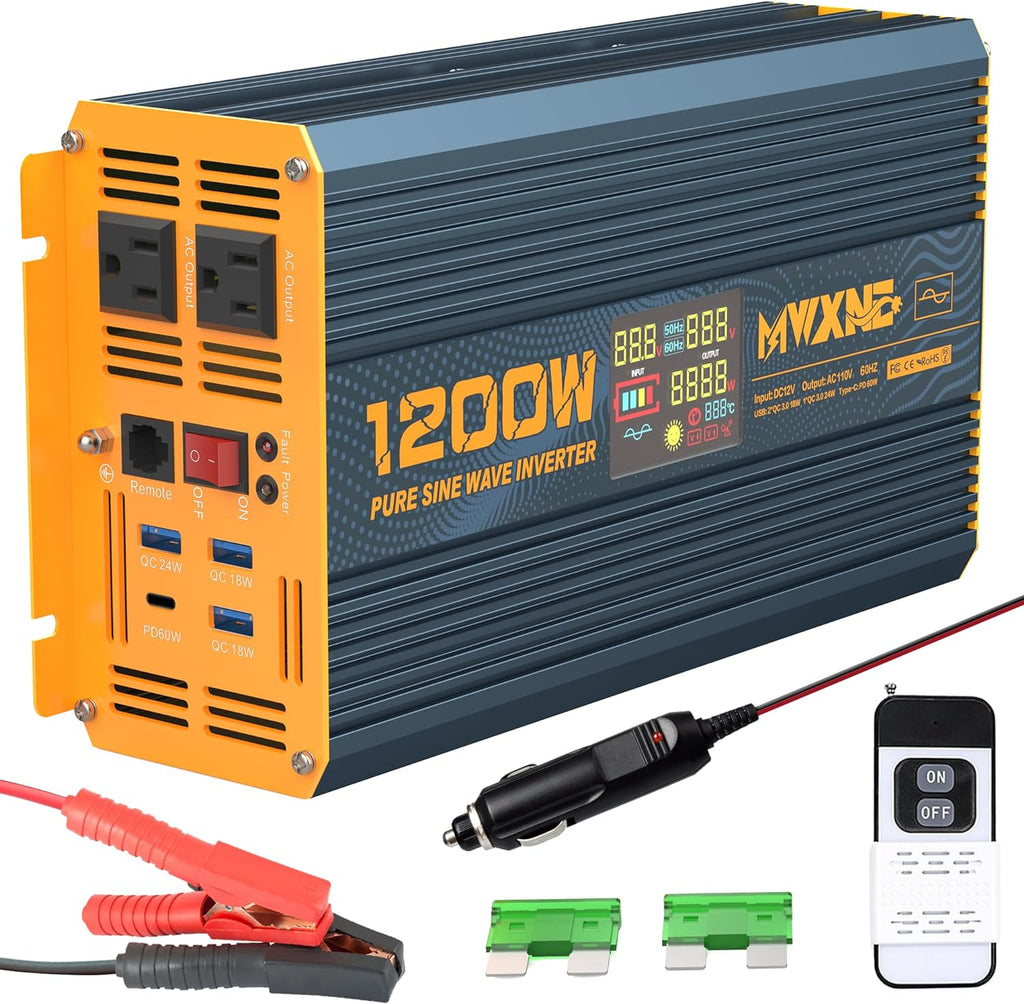 1200 watt pure sine wave power inverter dc, main product view