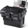 StarknightMT 24L Carbon Fiber Bed Storage Box, Lockable Off-Road Cargo Organizer Compatible with 2016-2026 Polaris Ranger 500/570/900/1000 XP & General 1000, Heavy-Duty