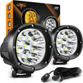 auxbeam p4 series 4-inch 90w round off-road lights, main product view